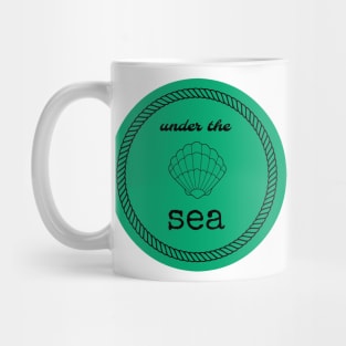 The Little Mermaid "Under the Sea" Quote Tee Mug